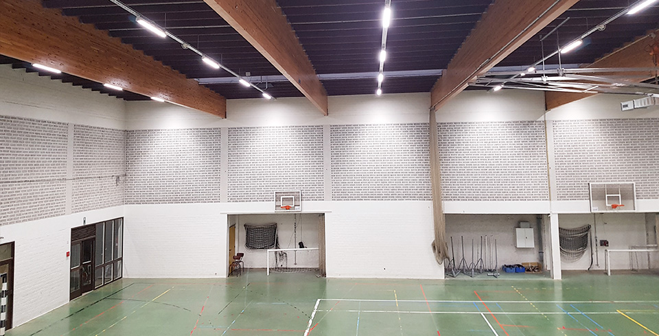 70 procent besparing op de energiefactuur na relighting sportzaal Waregem - ©Voltron®